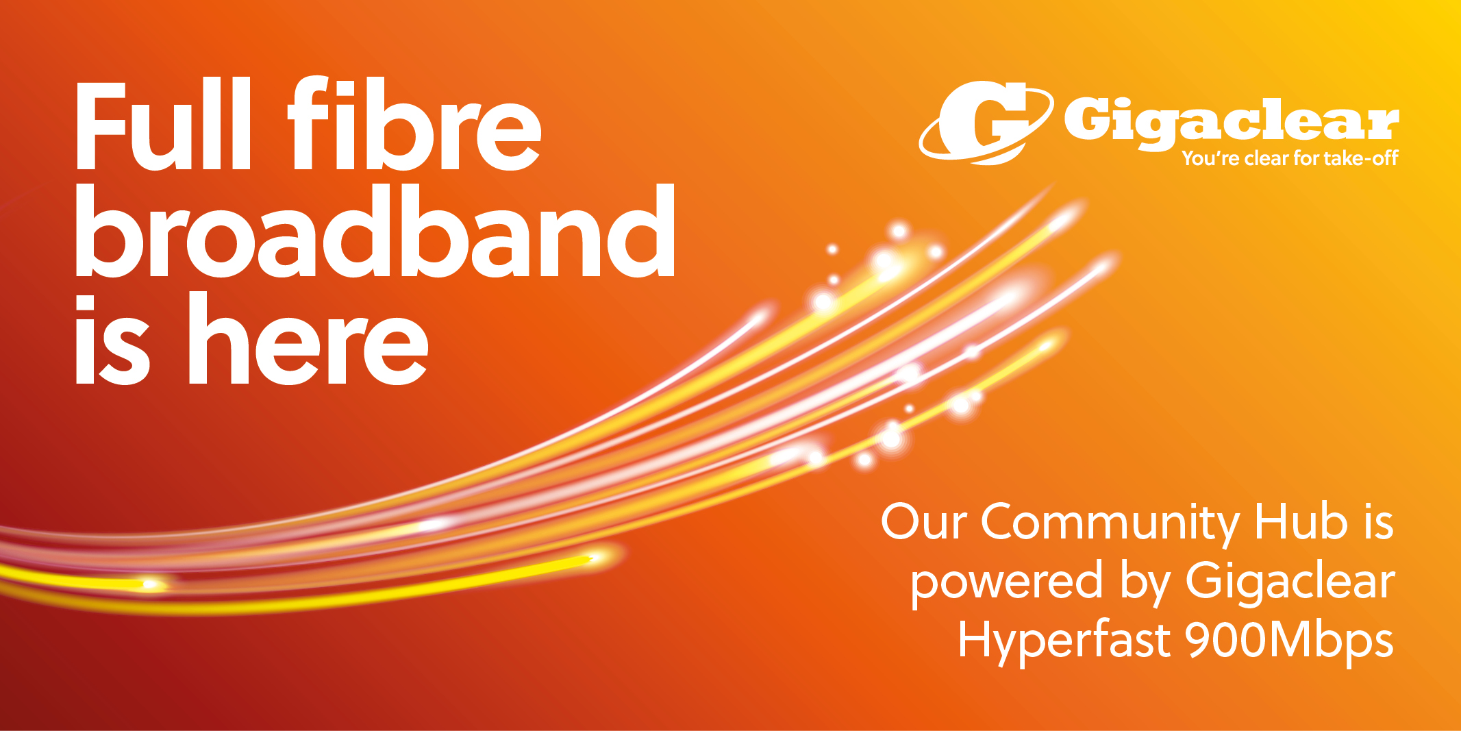 Gigaclear Fibre Broadband sponsor advert image