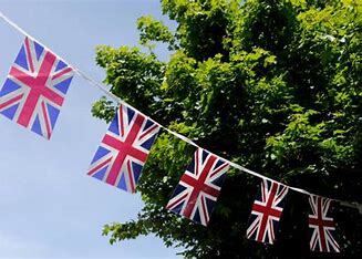 VE Day flags
